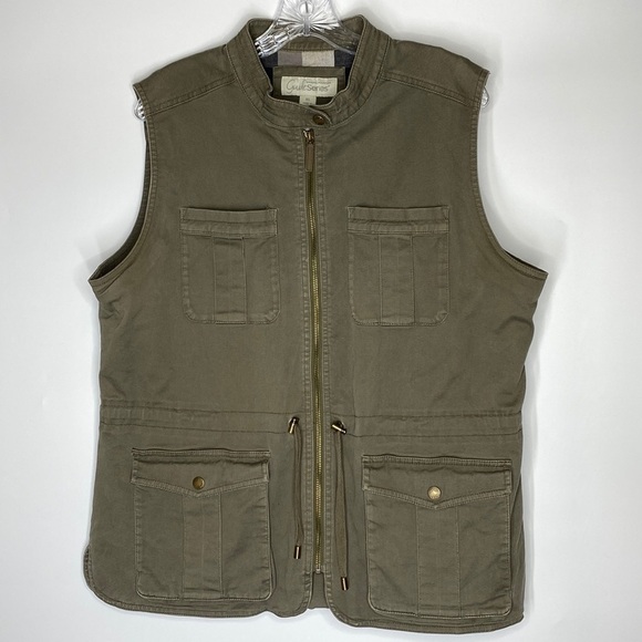 Gander Mountain Guide Series Green Adventure Hiking Safari Vest XL - Picture 1 of 6